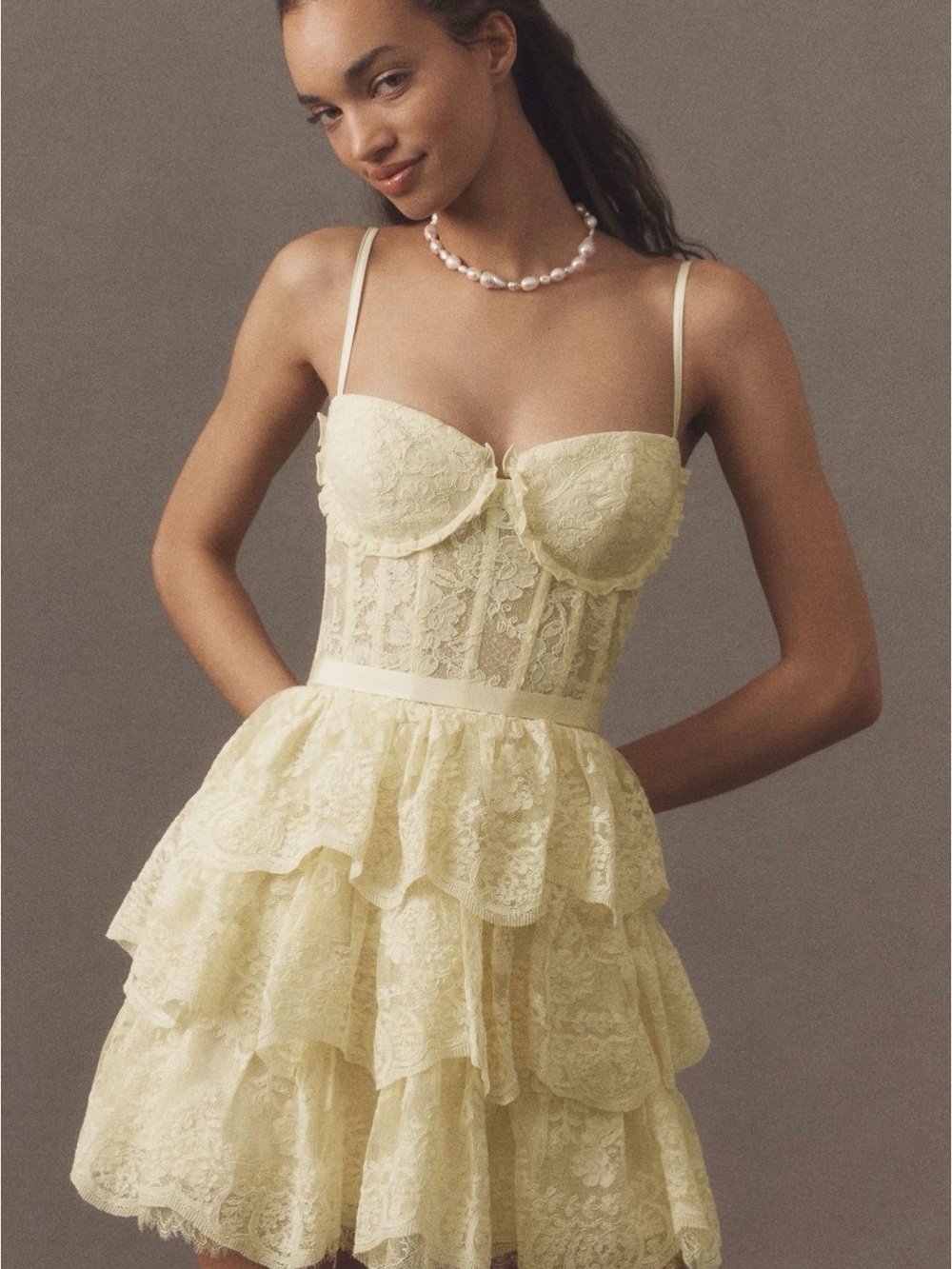 V Chapman Josie lace sweetheart fit and flare